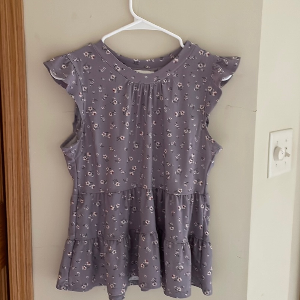 Monteau Los Angeles Purple Blouse (Junior M)